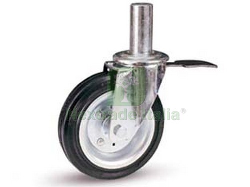 1pz ruote industriali gomma - industriali, e